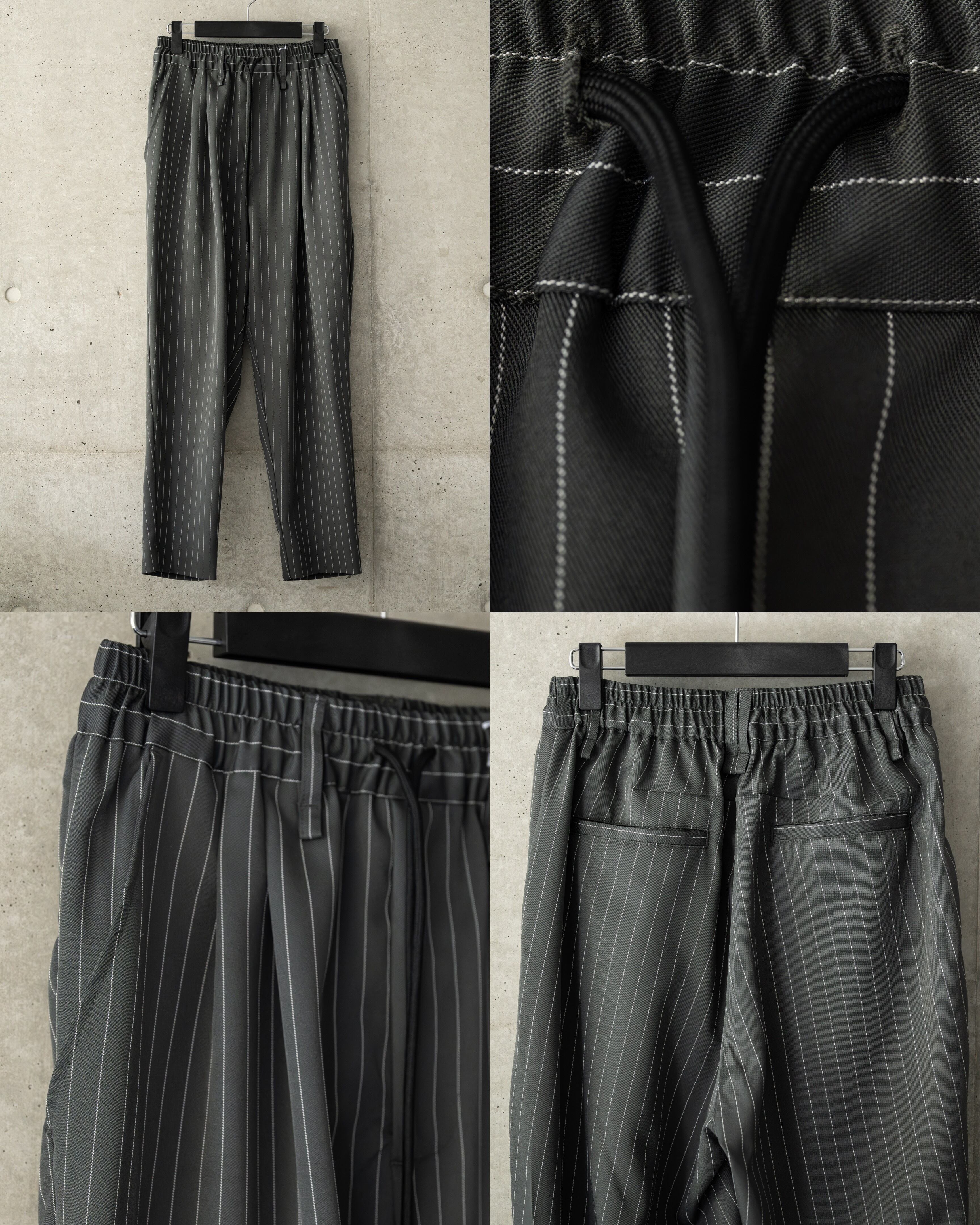 Classic Pinstripe Tapered Pants［2603amy-6］テーパードパンツ