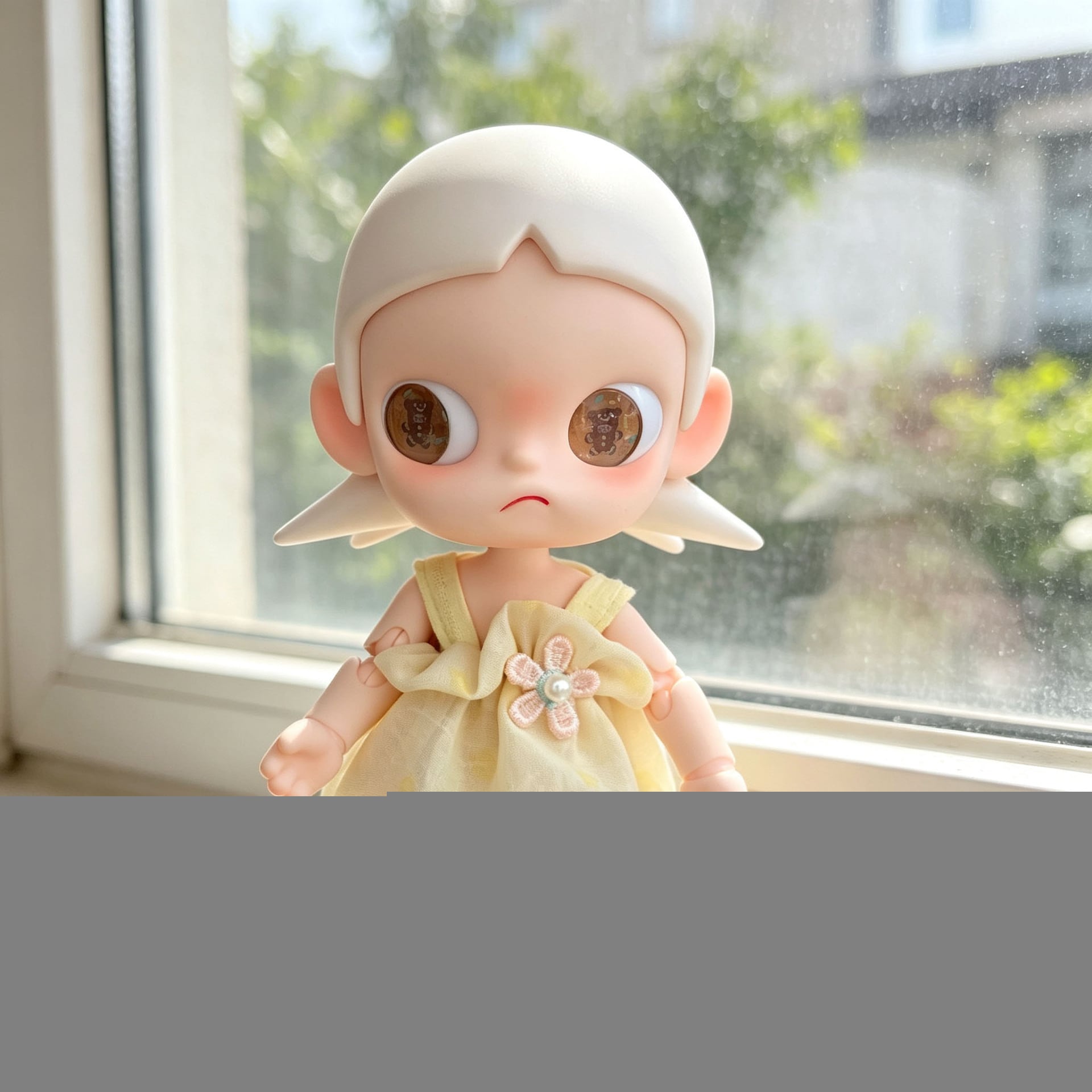 ZSIGA & 1/8スケール用 春夏 花柄スターワンピース+麦わら帽子 20cm