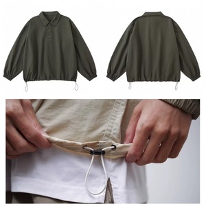 Relaxed fit anorak shirt 0677