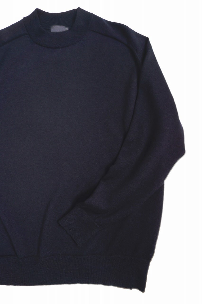 Worsted Merino Mock Neck P/O