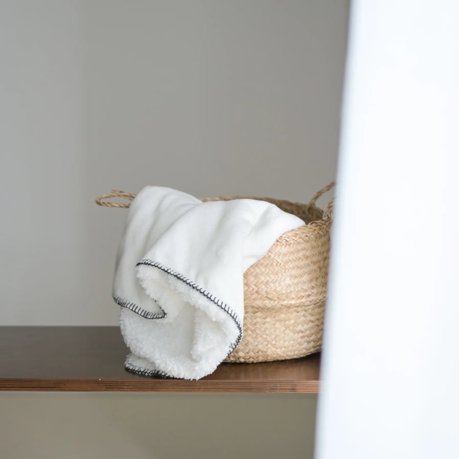 blanco | ダブルボアブランケット ベビー double boa blanket ホワイト