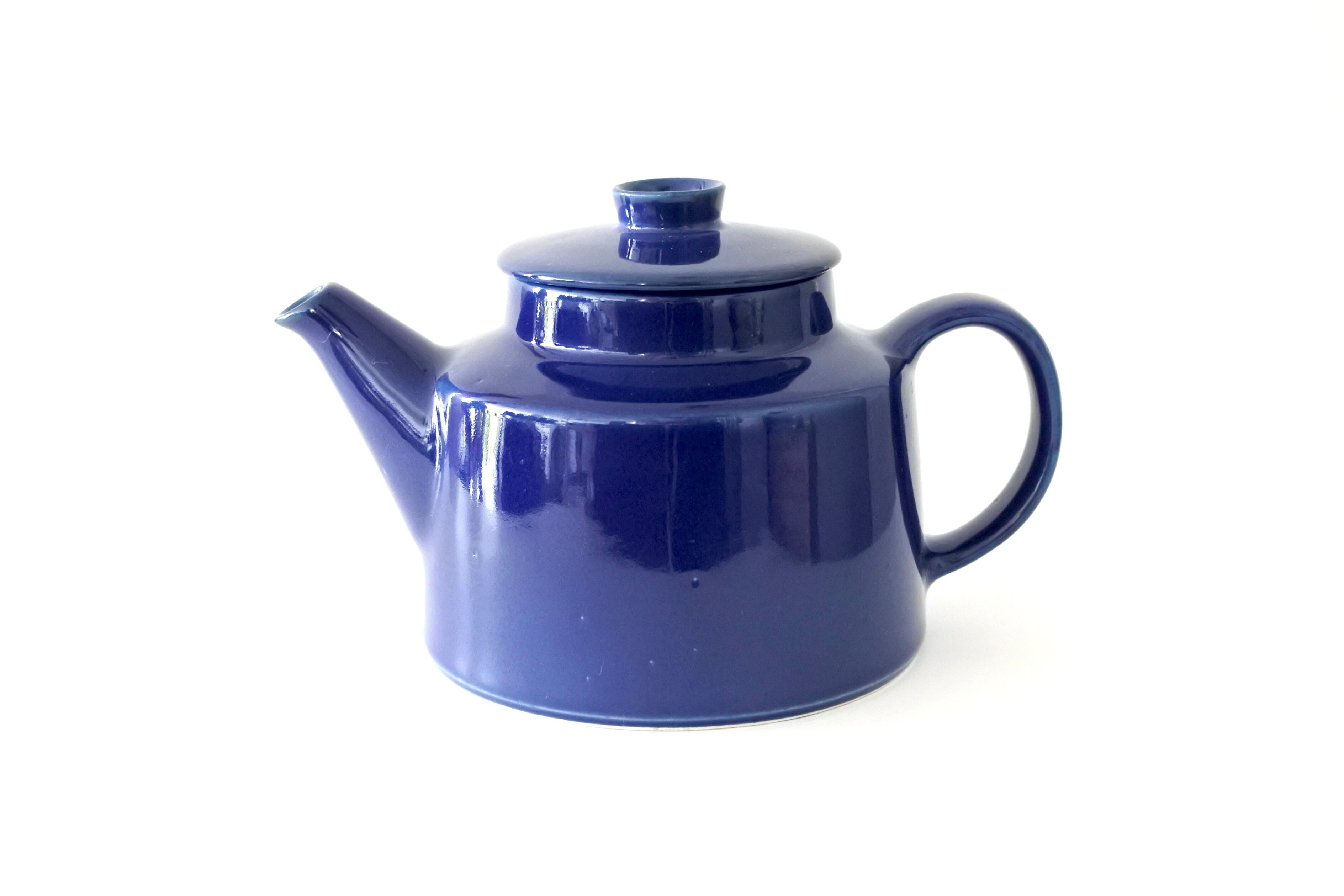 vintage ARABIA KILTA tea pot blue / ヴィンテージ アラビア キルタ ティーポット ブルー | cotory  powered by BASE