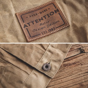Khaki Canvas Oil Wax Jacket / カーキ キャンバス オイルド ジャケット