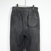 BOWWOW / WEATHERED SWEAT PANTS - BLACK
