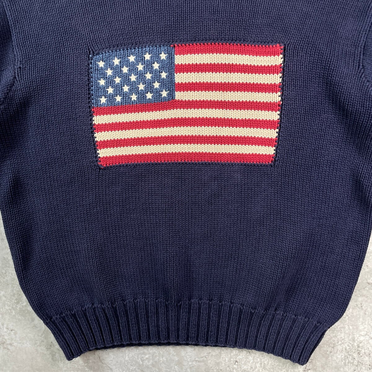 超希少　ポロバイラルフローレン　星条旗 ロールネックハンドニット　80s 90s 90年代 Polo by Ralph Lauren ポロバイラルフローレン 星条旗柄