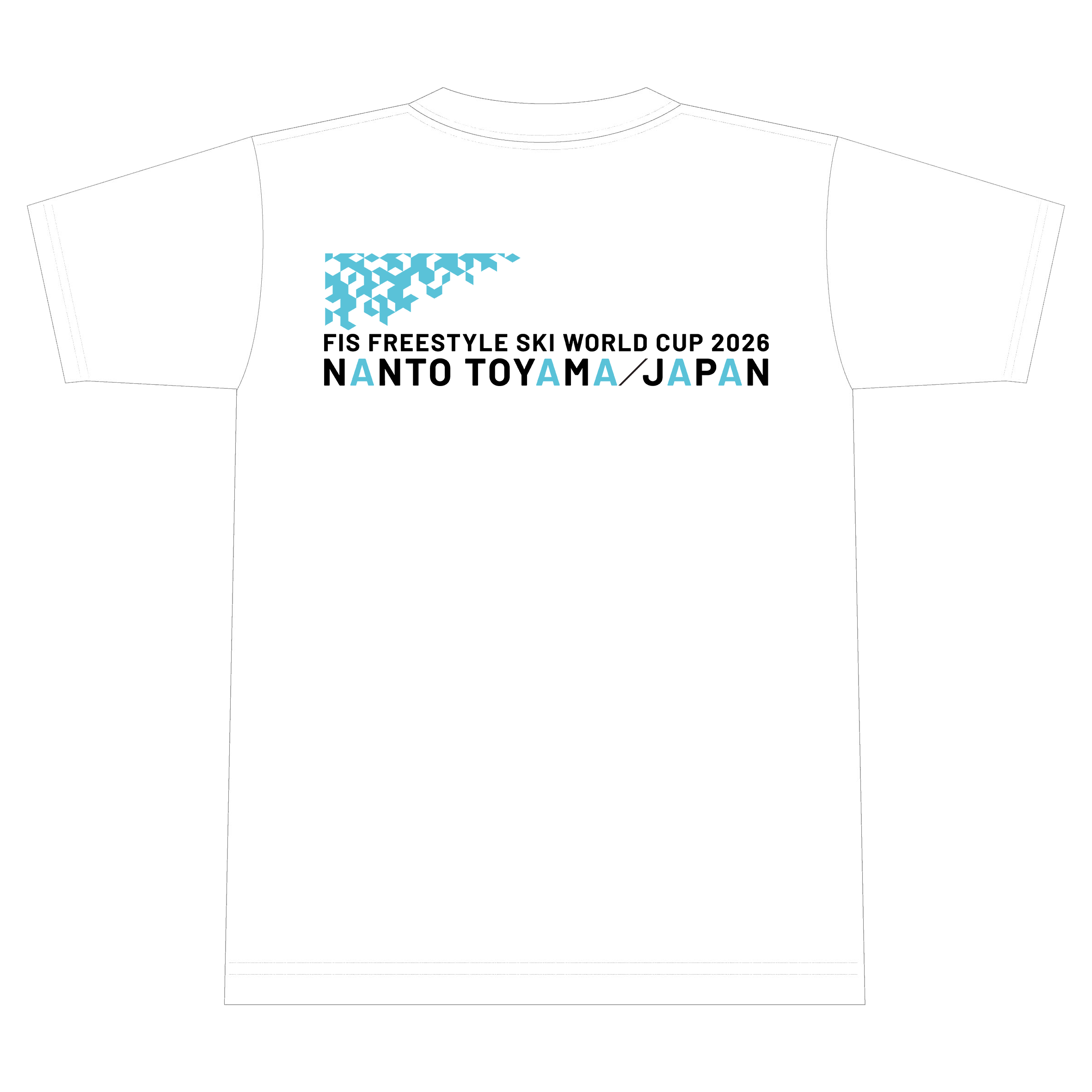 【公式Tシャツ】FIS モーグルワールドカップ 富山なんと大会 "デザイン A"