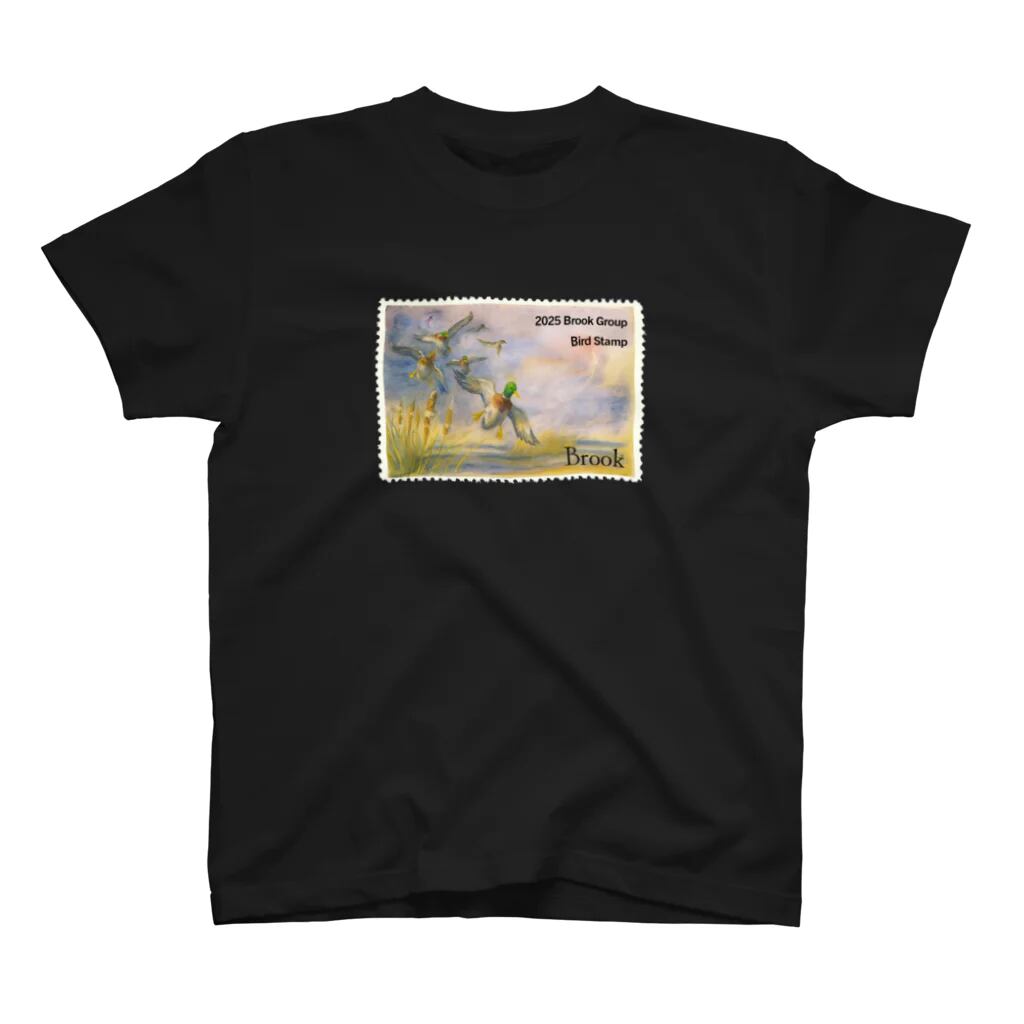 トップス Brook Logo Tee Ash Ash(Logo&Bird S/S Tee | Brook-Japan