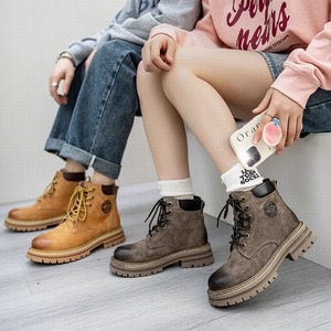 レースアップレタープリントブーツ  S0355