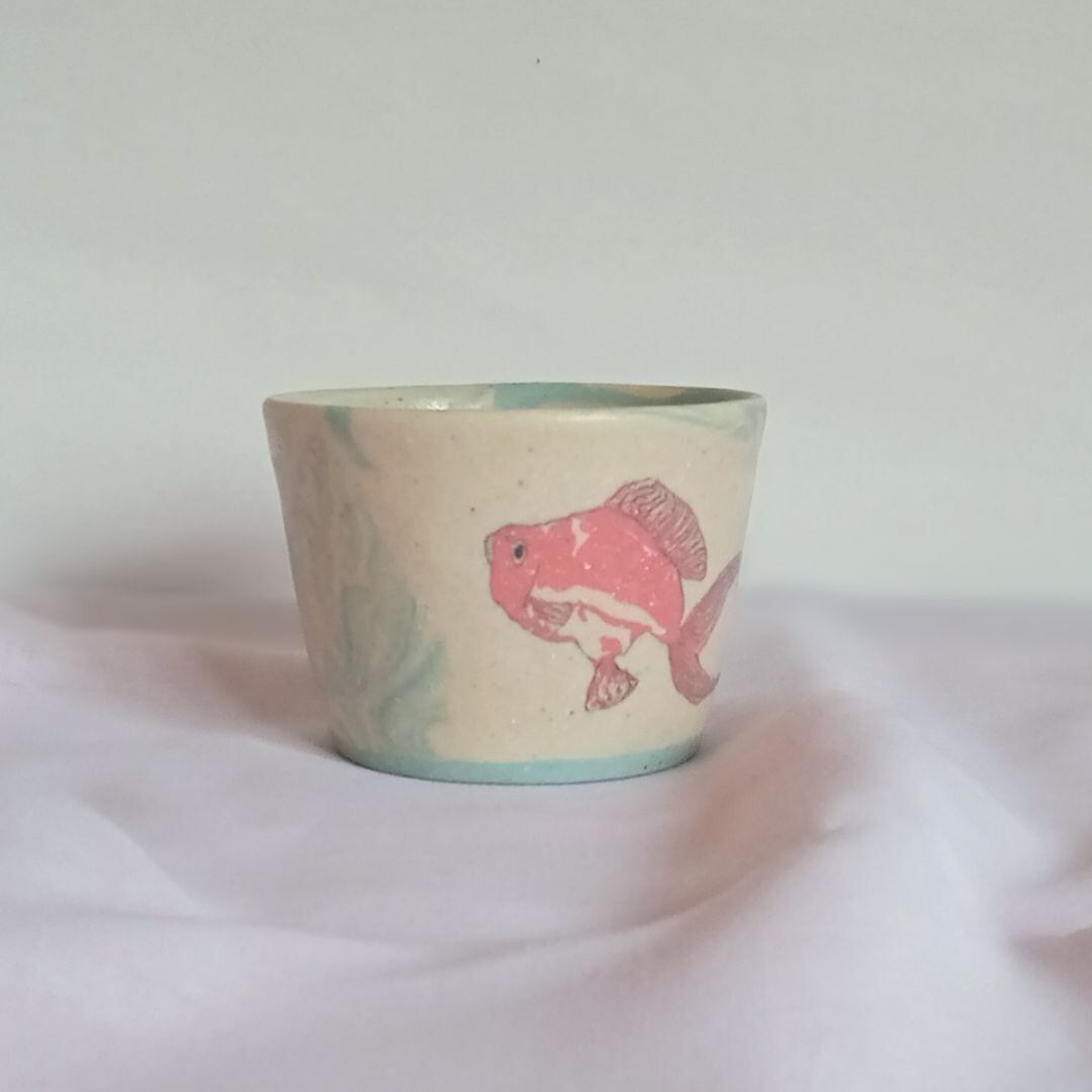 蕎麦猪口〈金魚〉 田中ちあき