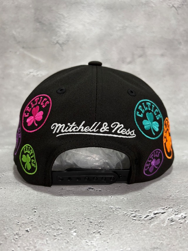Mitchell＆Ness/ミッチェルアンドネス NBA ボストン・セルティックス スナップバック キャップ ブラック