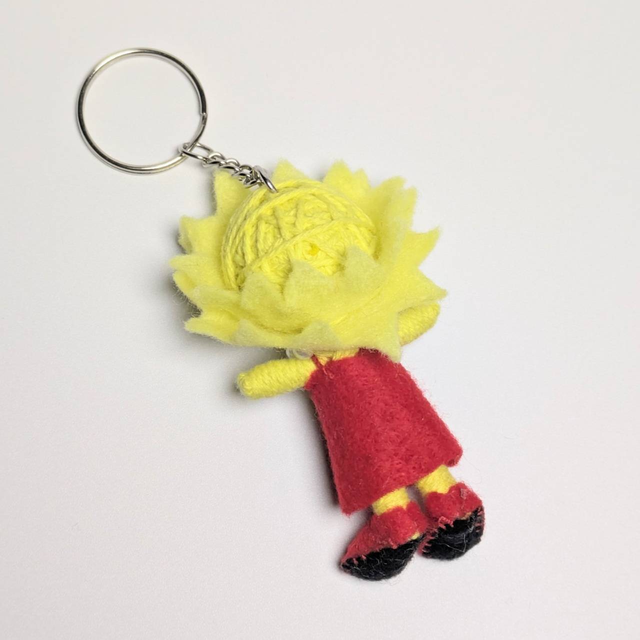 【 The Simpsons / ザ シンプソンズ / リサ・シンプソン 】 Voodoo doll KeyHolder / ブードゥー人形 / 身代わり人形 /お守り人形 〚アメリカン雑貨 アメトイ〛