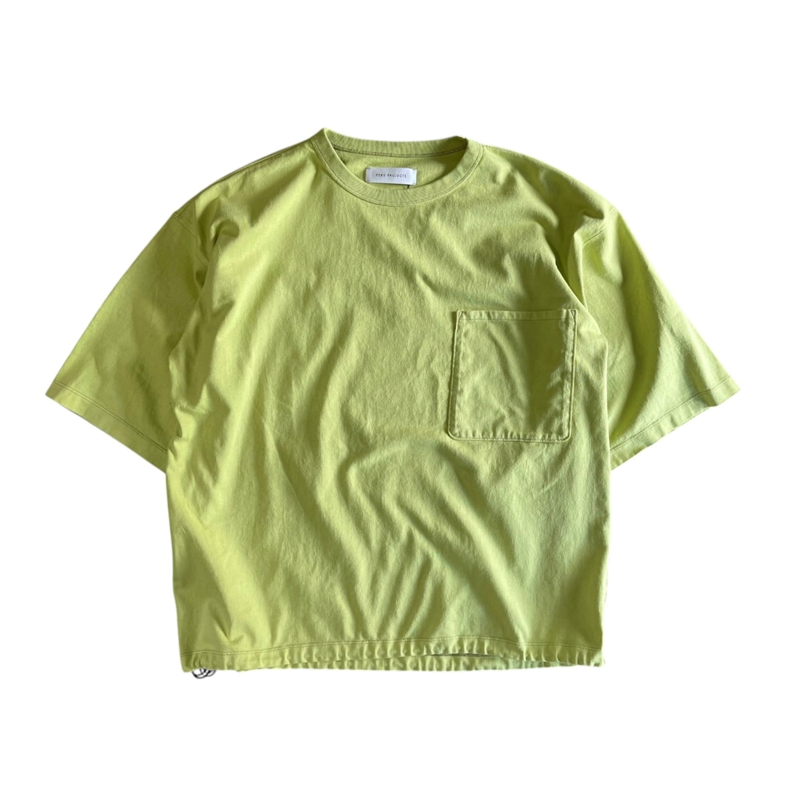PERS PROJECTS / pocket tee / lime yellow