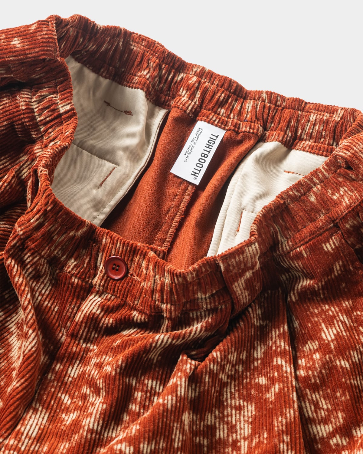 TIGHTBOOTH / BLEACH CORD BALLOON PANTS / BROWN | LATITUDE