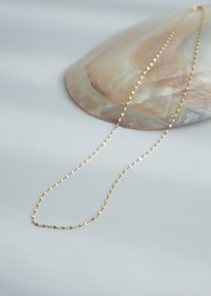 K10YG -Simple Necklace- A【Long】