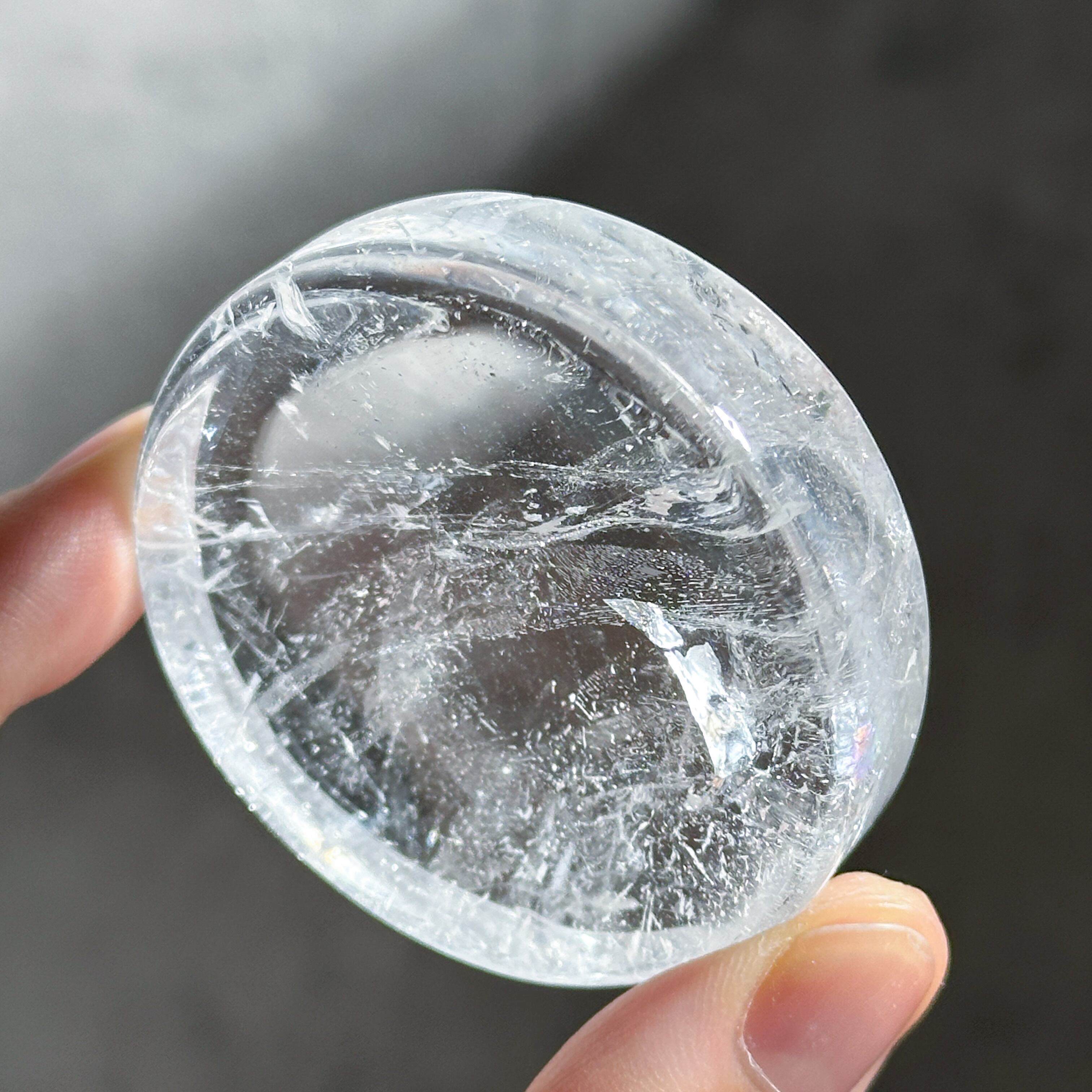 クリアクォーツ 丸型のうつわ 21◇ Clear Quartz ◇天然石・鉱物