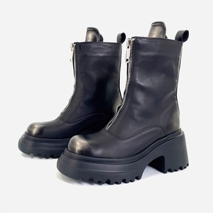 Front Zip Short Boots 【TR3378】