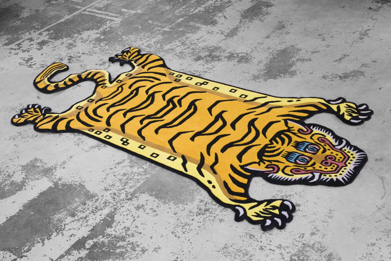 チベタンタイガーラグ Tibetan Tiger Rug 《Lサイズ•ウール・オリジナル3・シグネチャー