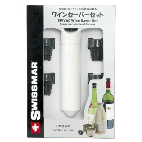【SWISSMAR】ワイン・日本酒用『ワインセーバーボーナスパック ホワイト ＥＰ１１０Ｊ』バキュバン