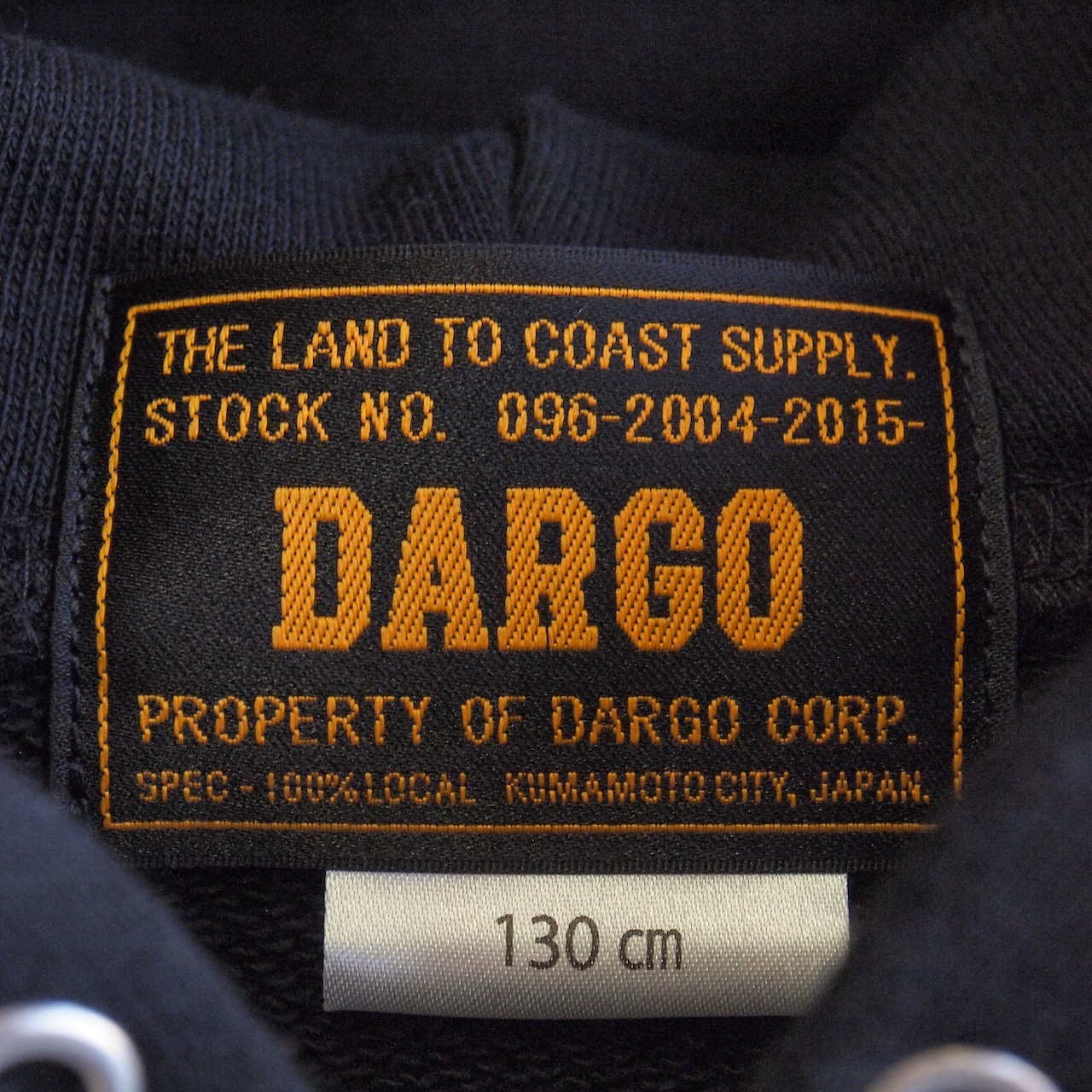 【キッズ】【DARGO】"BONES LOGO" Pull Over Hoodie（BLACK）