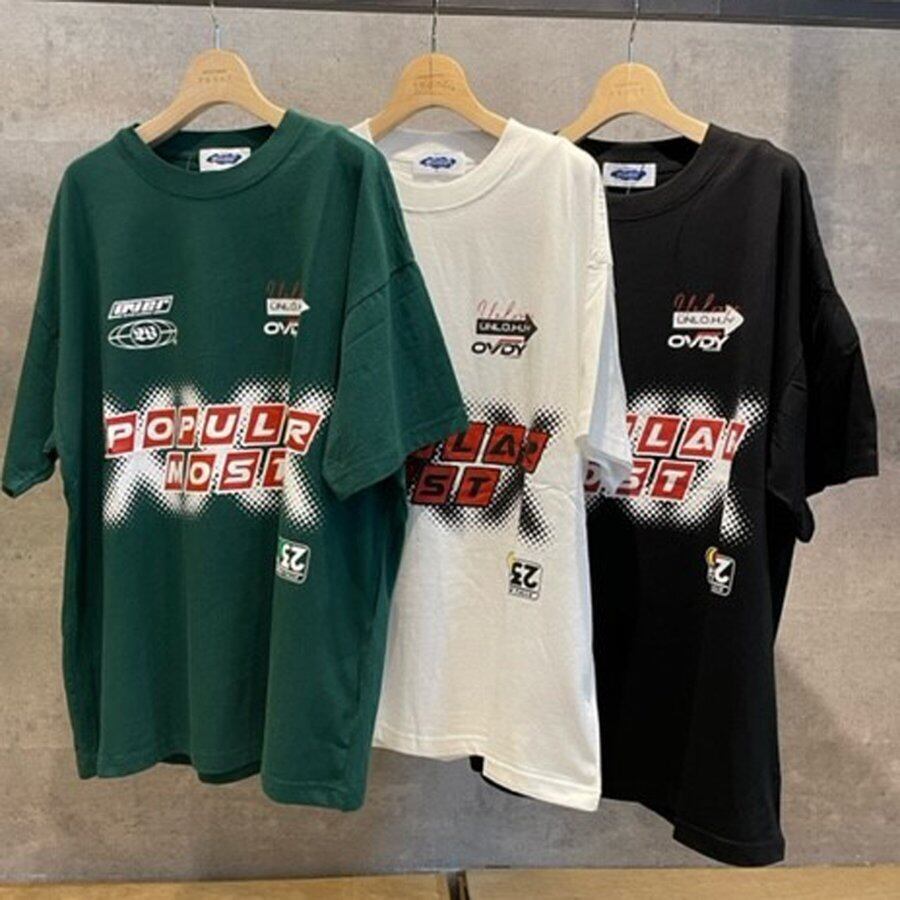 半袖 Tシャツ トップス カットソー プリント ロゴ ユニセックス ストリート NTC LNLOOSEプリントTee