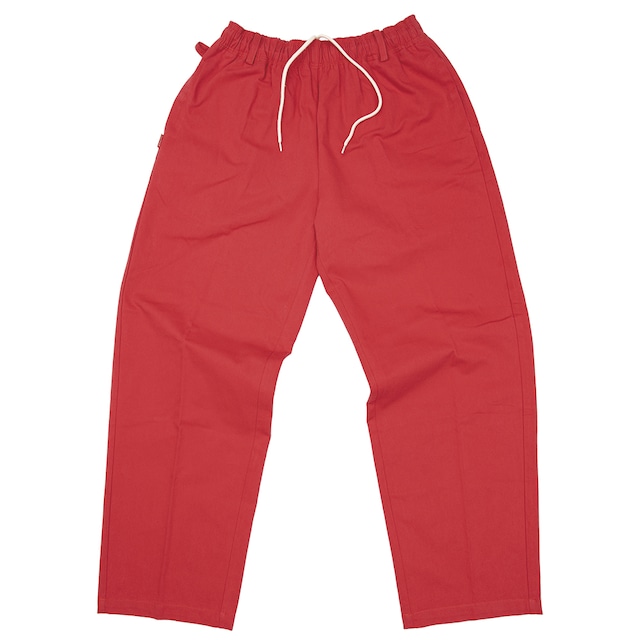 FLUTTER " The Holiday - Comfy fit- Cotton Twill Easy Pants " RED