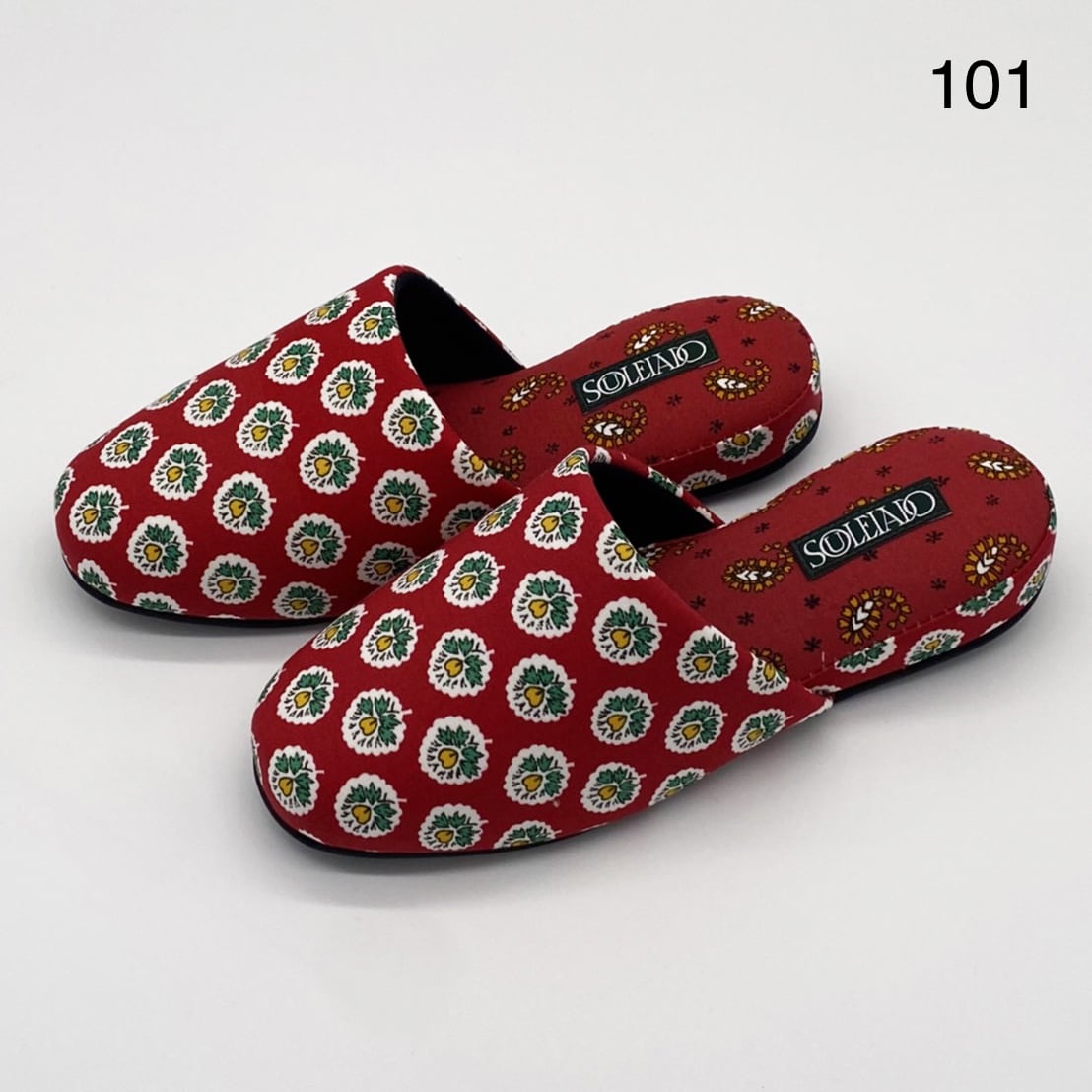 Mサイズ 【ヨーロッパ（FRANCE PROVENCE）】フランス更紗スリッパ