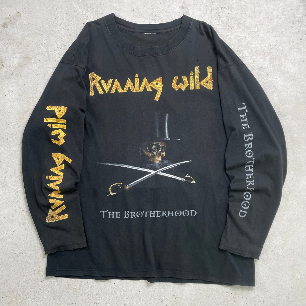 00年代 RUNNING WILD バンドTシャツ バンT ロングTシャツ ロンT ツアー 