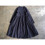 maison de soil(メゾンドソイル)ORGANIC POPLIN GATHERED WRAP DRESS