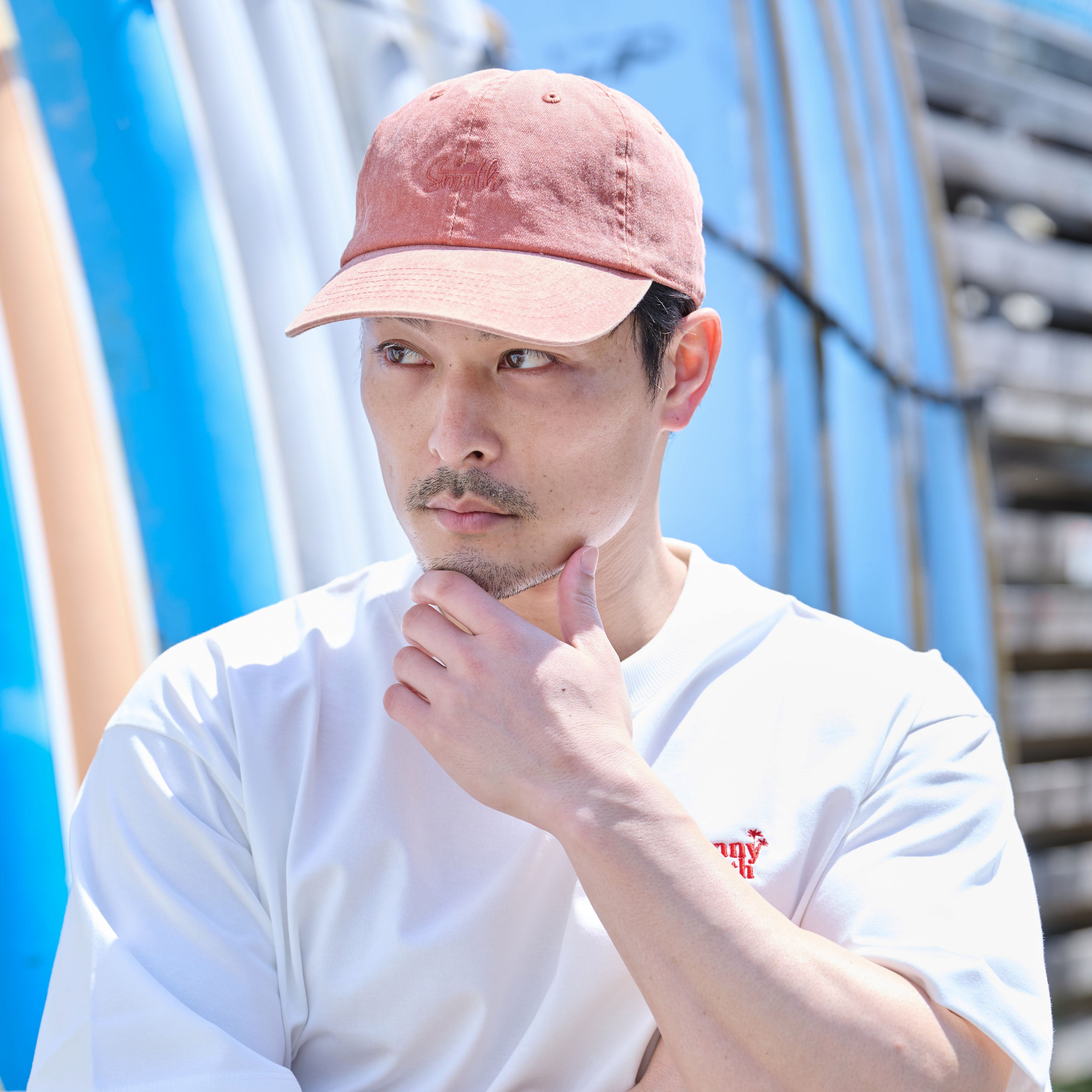 【新色追加】SUNNY SMITH OGロゴ刺繍Cap(ピグメント・カモフラ)