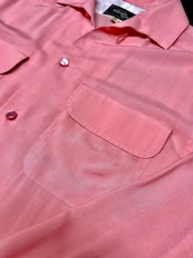 【Sparkle eyes】Italian Collar Shirt -Pink