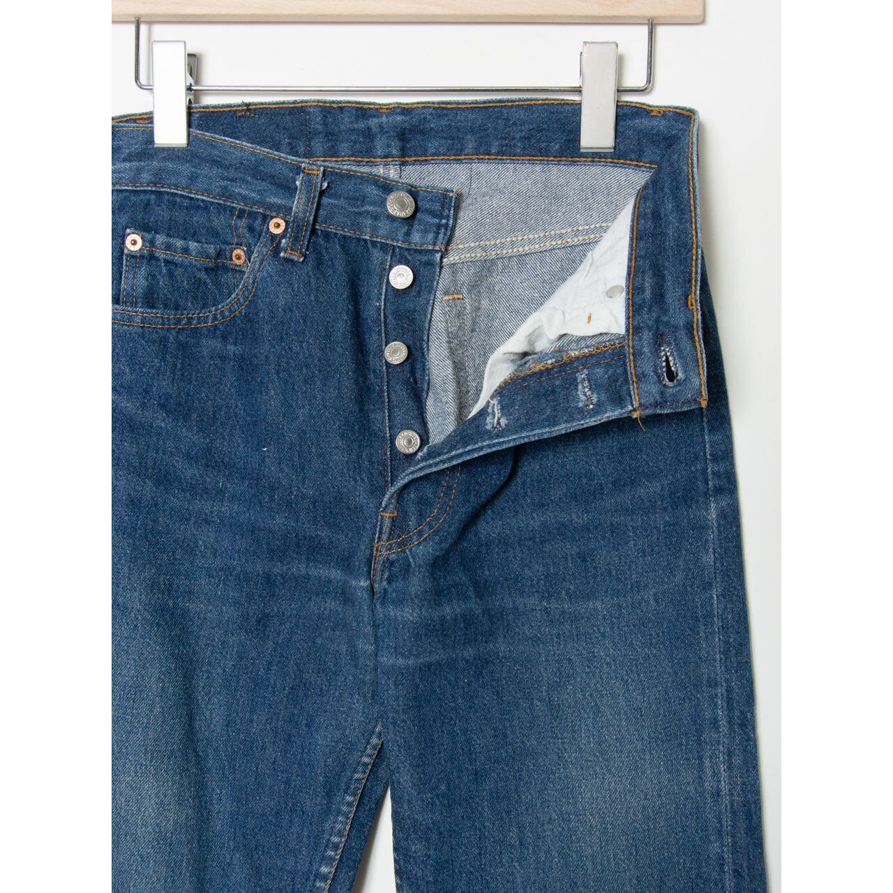 【LEVI'S 501】Made in U.S.A. straight denim pants W29 L33(リーバイス アメリカ製 ストレートデニムパンツ ジーンズ)10d