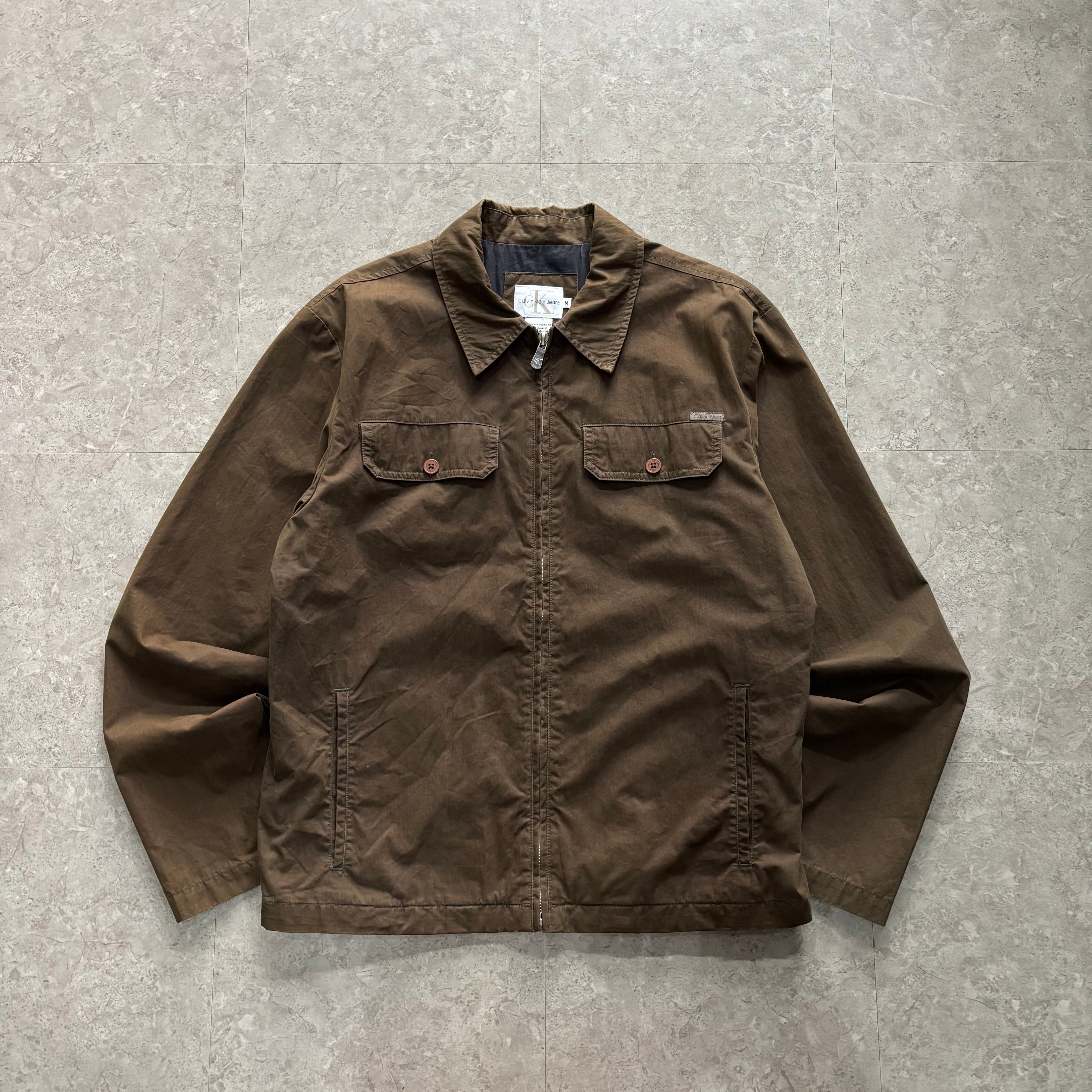00s Clvin Klein zip up work jacket【仙台店】
