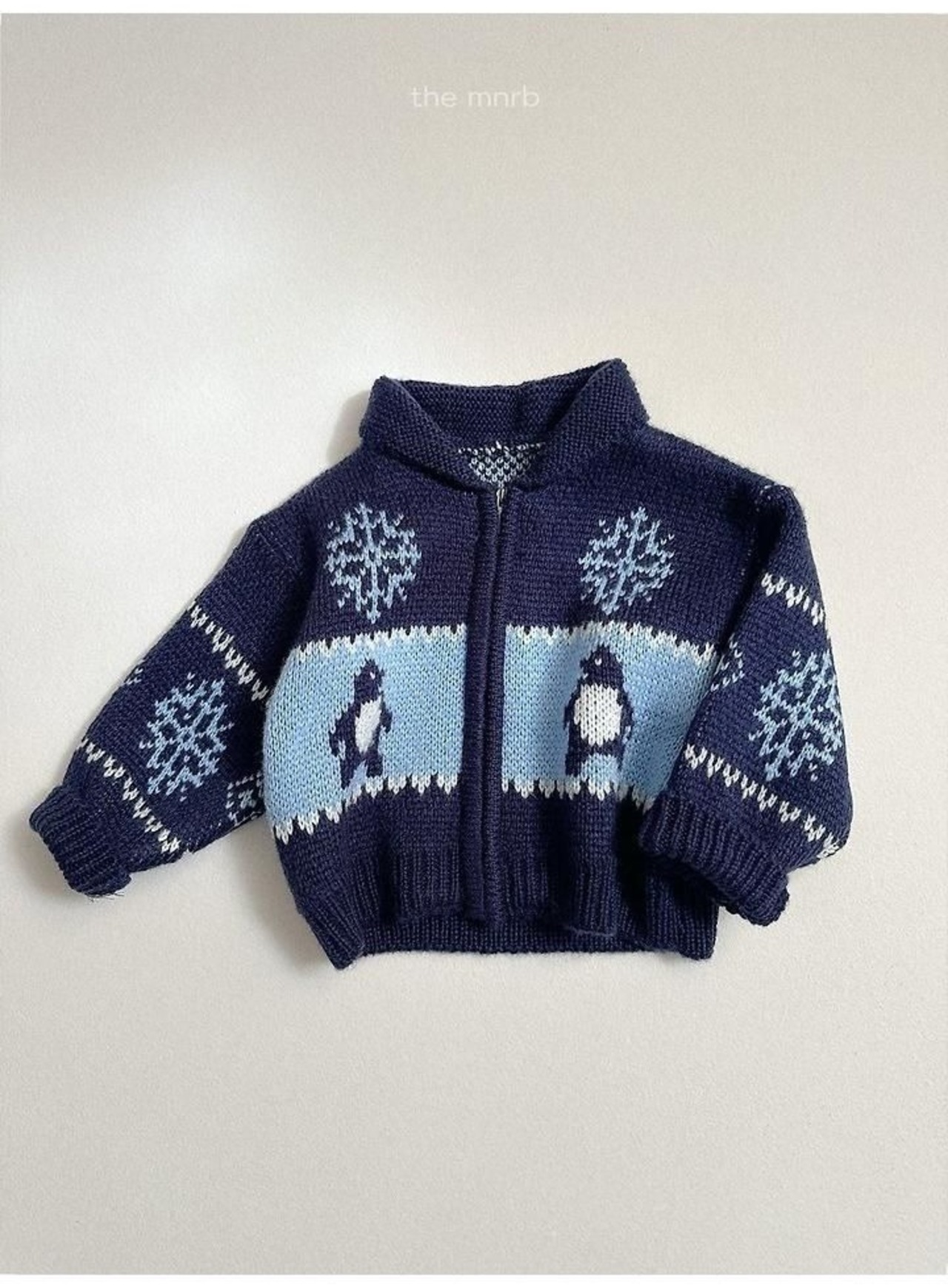 〖取寄〗韓国子供服 / 26winter / minirobe / ペンギンカーディガン / キッズ *S~XL*