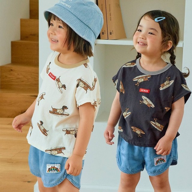 《予約》1st blue ¨ surfing dog T ¨ 2nd 26summer