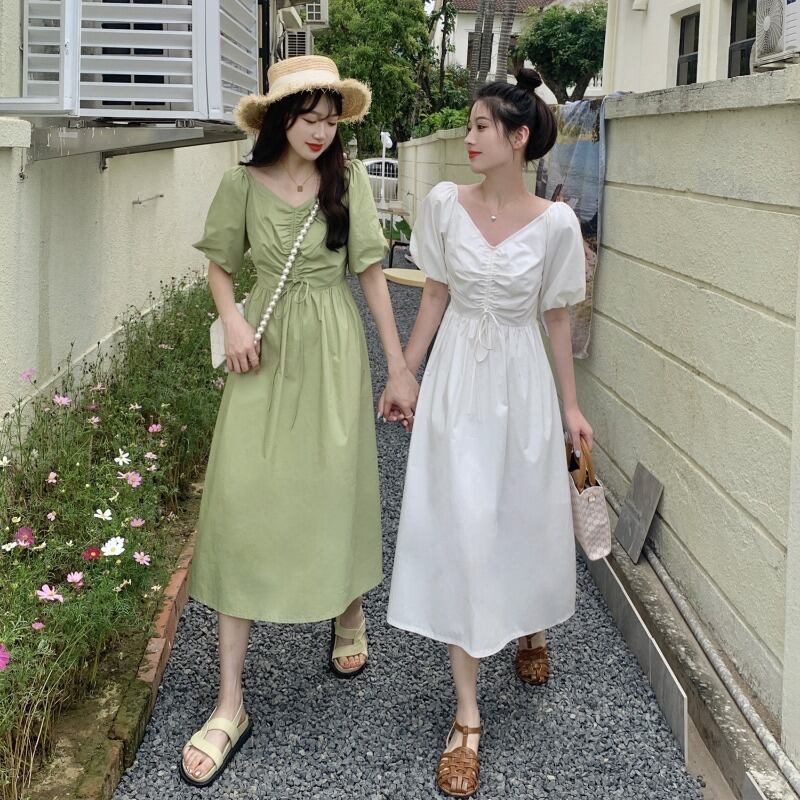 ロングスカート サマードレス ハイウェストウェスト 夏物 YY-ファッション42665424966