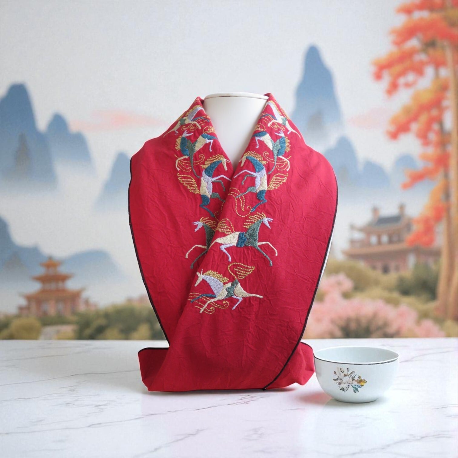 choko着物　インコ　袷　ポリエステル ce36605cda1364b3cd5a6b55d23b3c