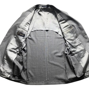 VERSACE herringbone stripe suits set-up