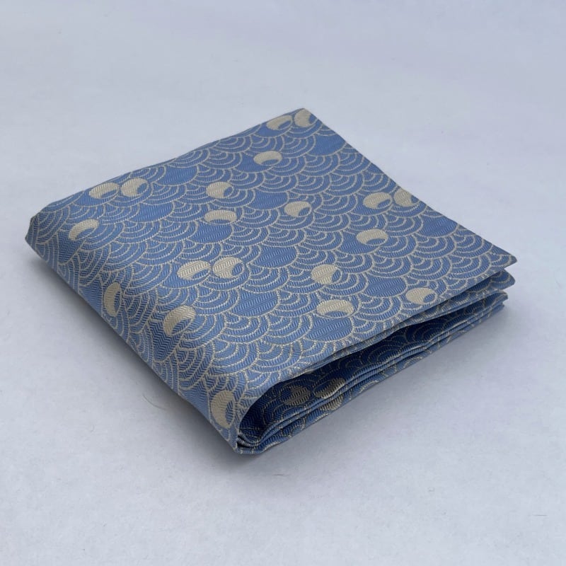 茶道具 表千家 出帛紗 大帛紗 唐物帛紗 紹巴 惺斎好 青海波つぼつぼ 新品 茶道具 出帛紗 唐物帛紗 正絹 紹巴織り 青海波つぼつぼ 惺斎好み