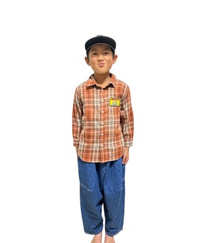 HUSTLER Flannel Shirt for KIDS