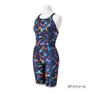 ミズノ競泳練習用ハーフスーツ水着[レディース]N2MGD775 TERAKAWA AYA COLLECTION