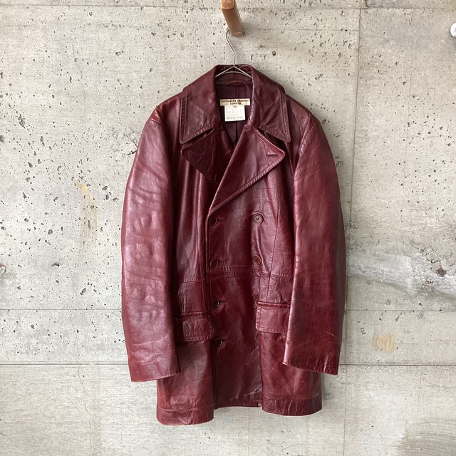 japan vintage OLD SANYO red polyester coat