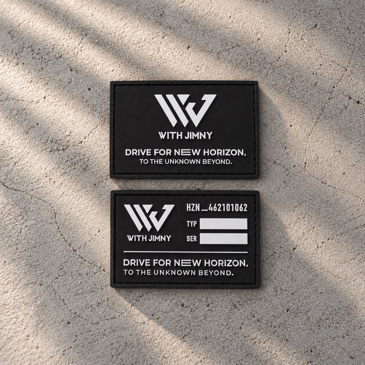 PVC VELCRO PATCH〈ORIGIN & HORIZON〉