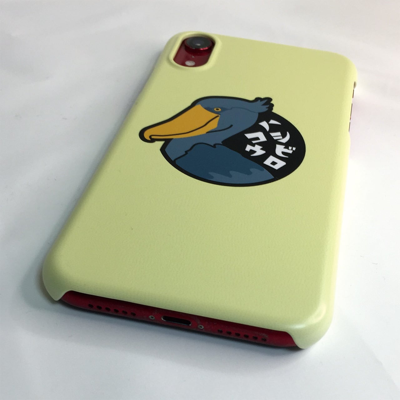 ハシビロコウマーク iPhone ケース【送料無料】【受注生産】 | 前田