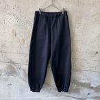 Navy elastic hem easy pants
