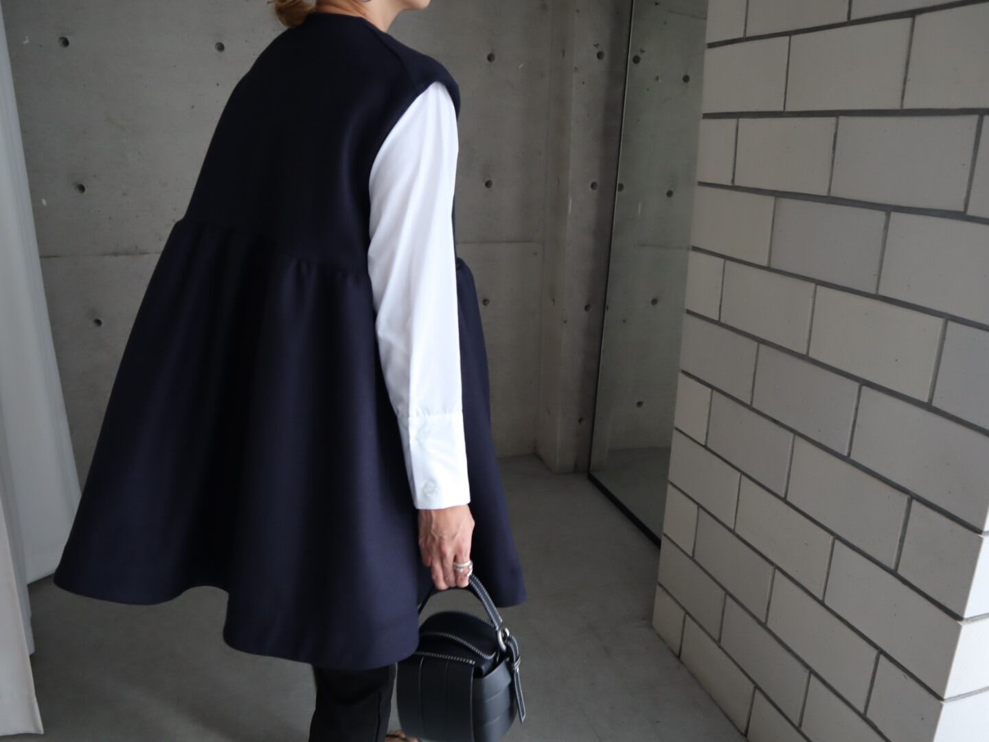 今期新作ella◇marshmallow wool touch gilet◇ジレ - ベスト