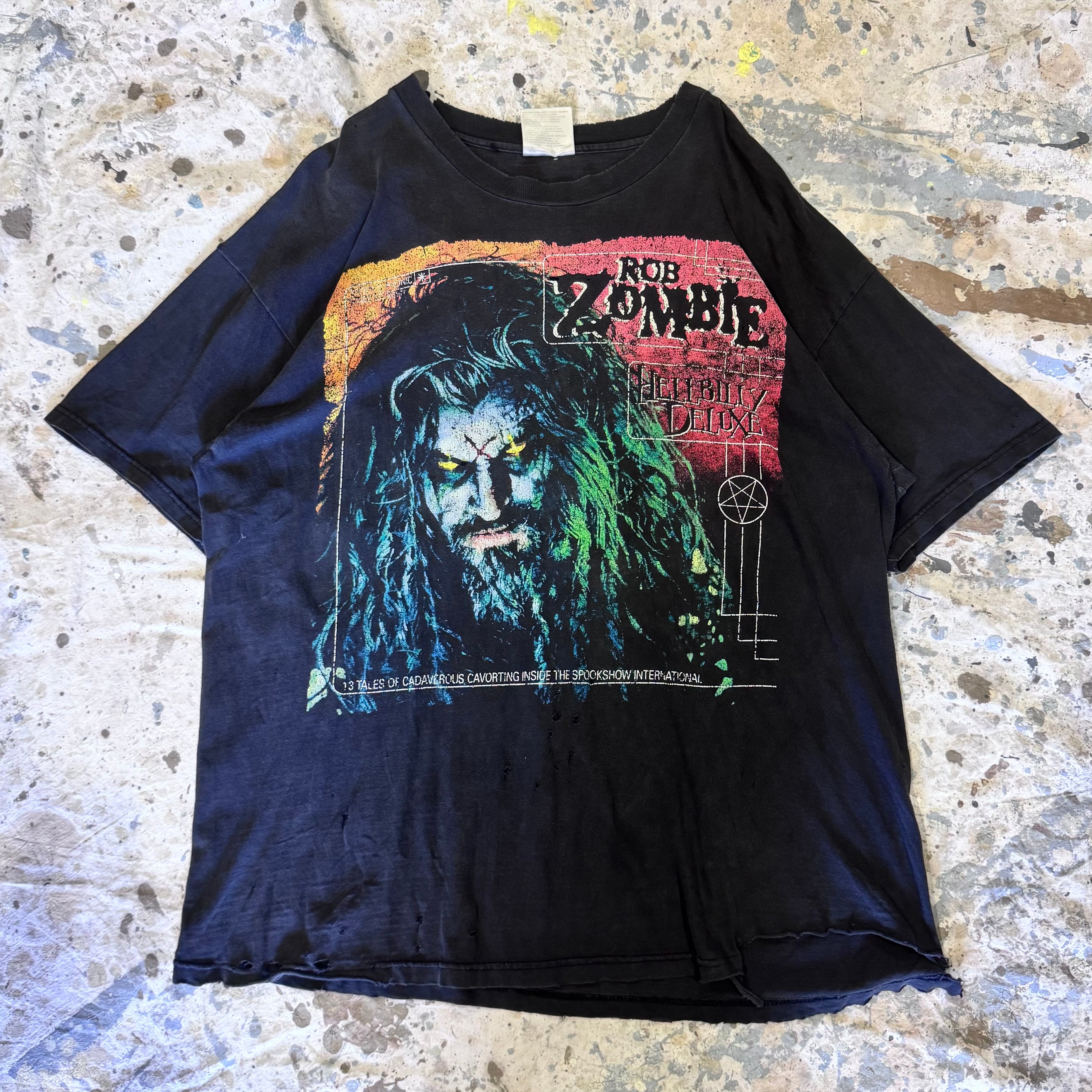 90s History of Art Tシャツ USA製 Donald Seitz フェード ブラック XL