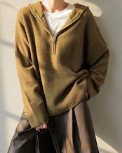 Long sleeve hooded pullover Sweater T20126