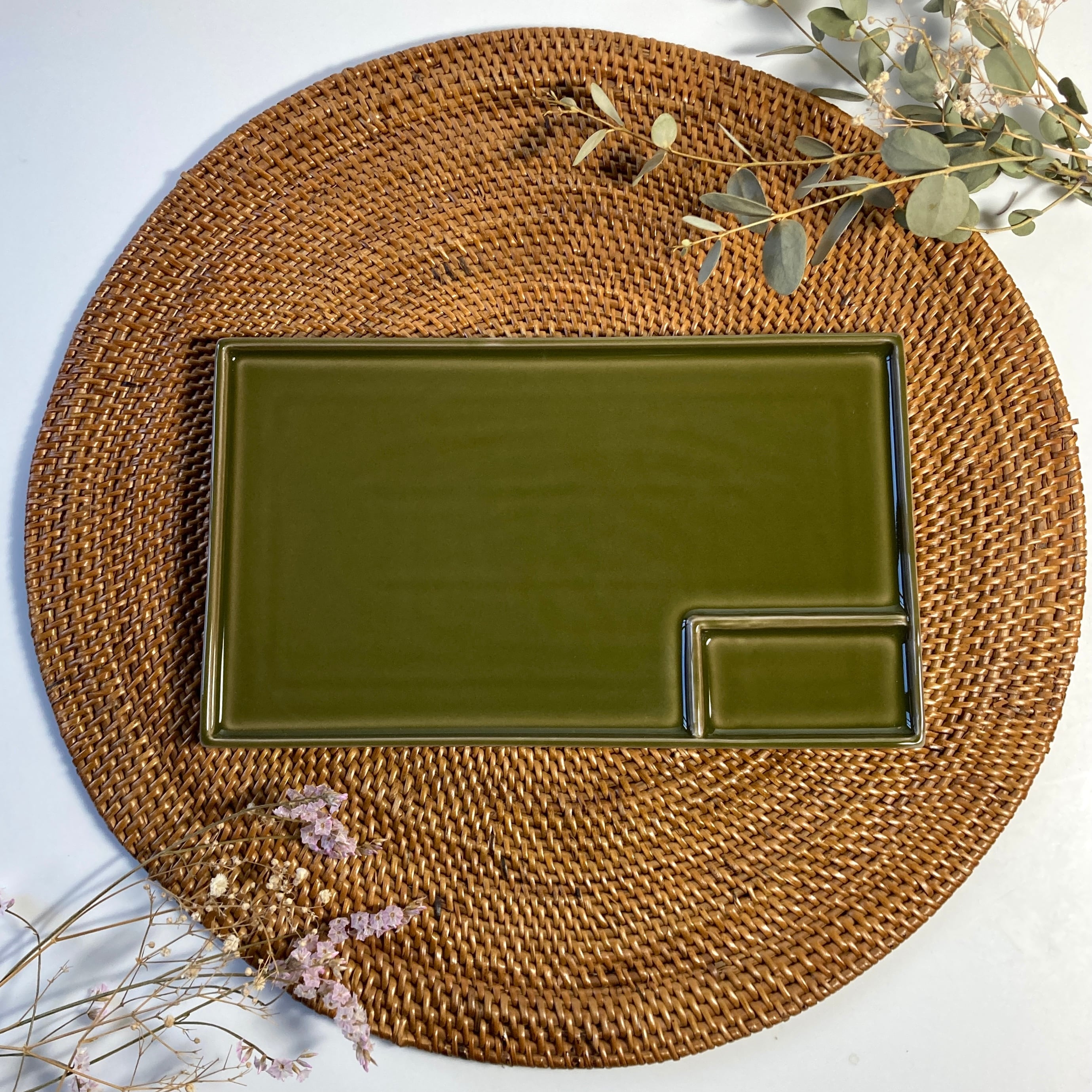 GTS皿（ 調味料入れ付仕切り皿） | 江口製陶所オンラインストア