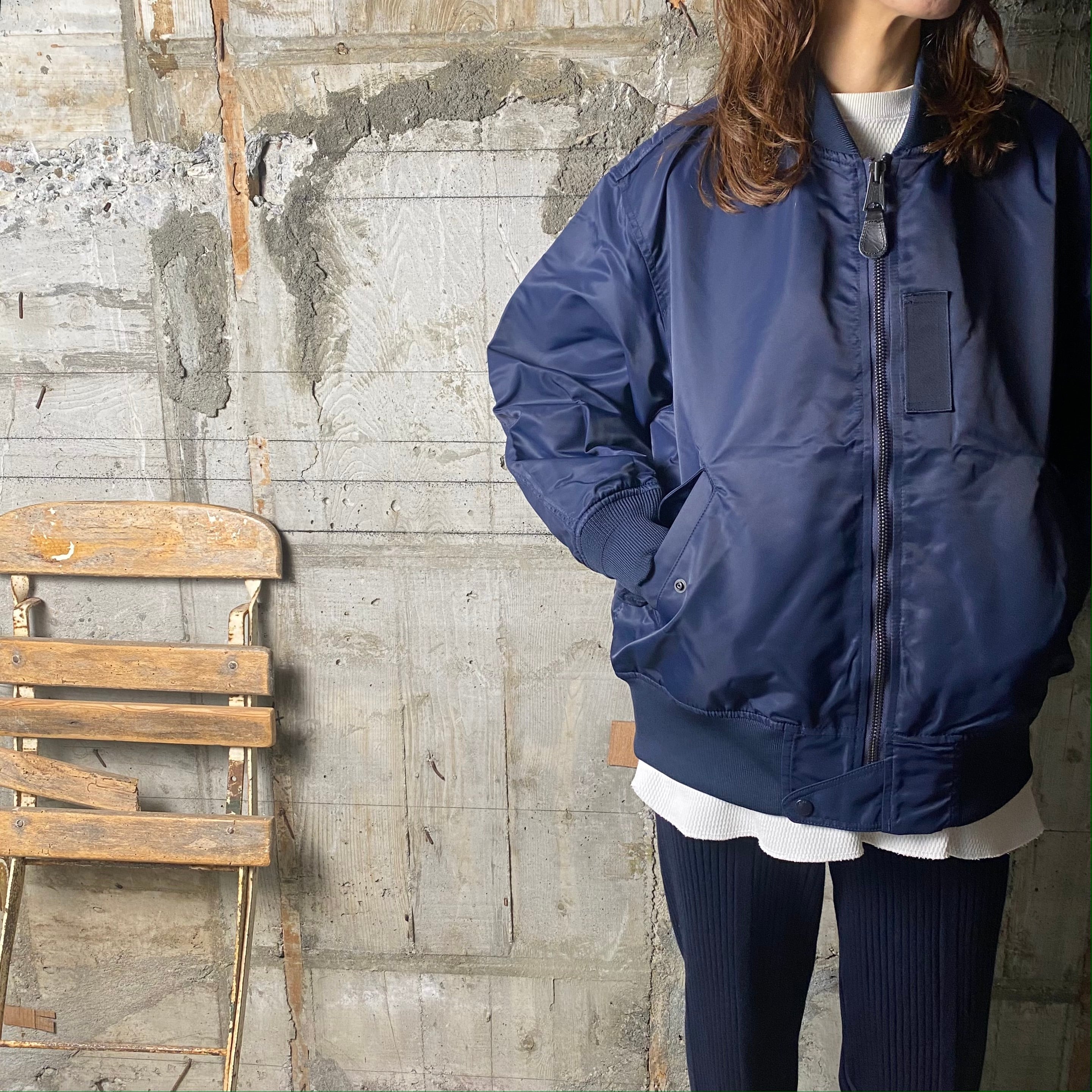 HYKE【ハイク】TYPE L-2A JACKET (17373 /NAVY). | glamour online powered by BASE