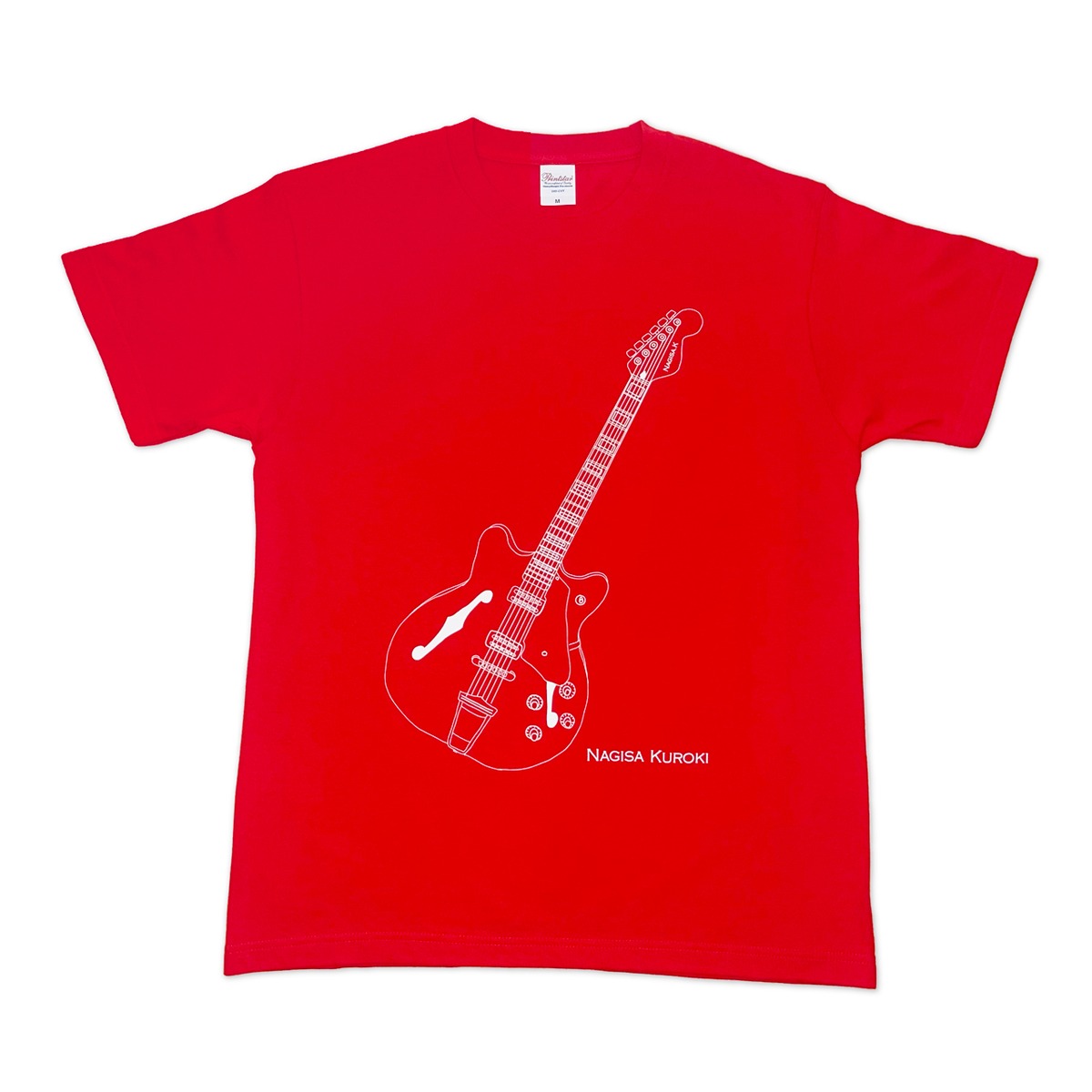 ギターTシャツ（レッド） | 黒木渚 公式グッズストア